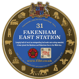 Fakenham East Station Plaque